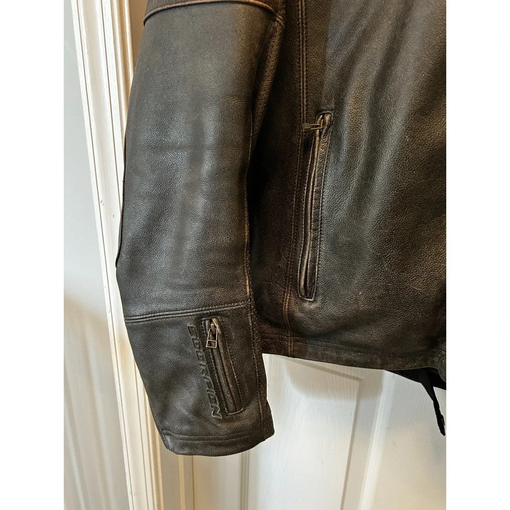 Scorpion 3XL‎ 1909 Vintage Biker Armored Padded Motorcycle Leather Jacket